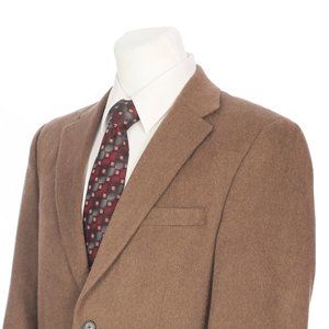 Jos A Bank Brown Camel Hair 2-Button Sport Coat
